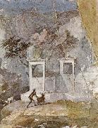 unknow artist Wall painting of a pastoral scene in the romantic style,from pompeii France oil painting reproduction